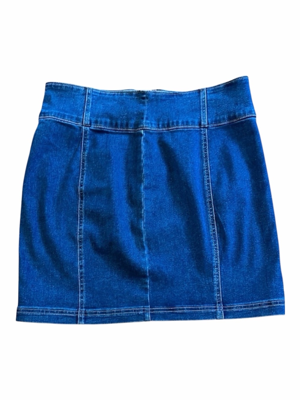 NWT SO high rise mini denim skirt size 15/32w